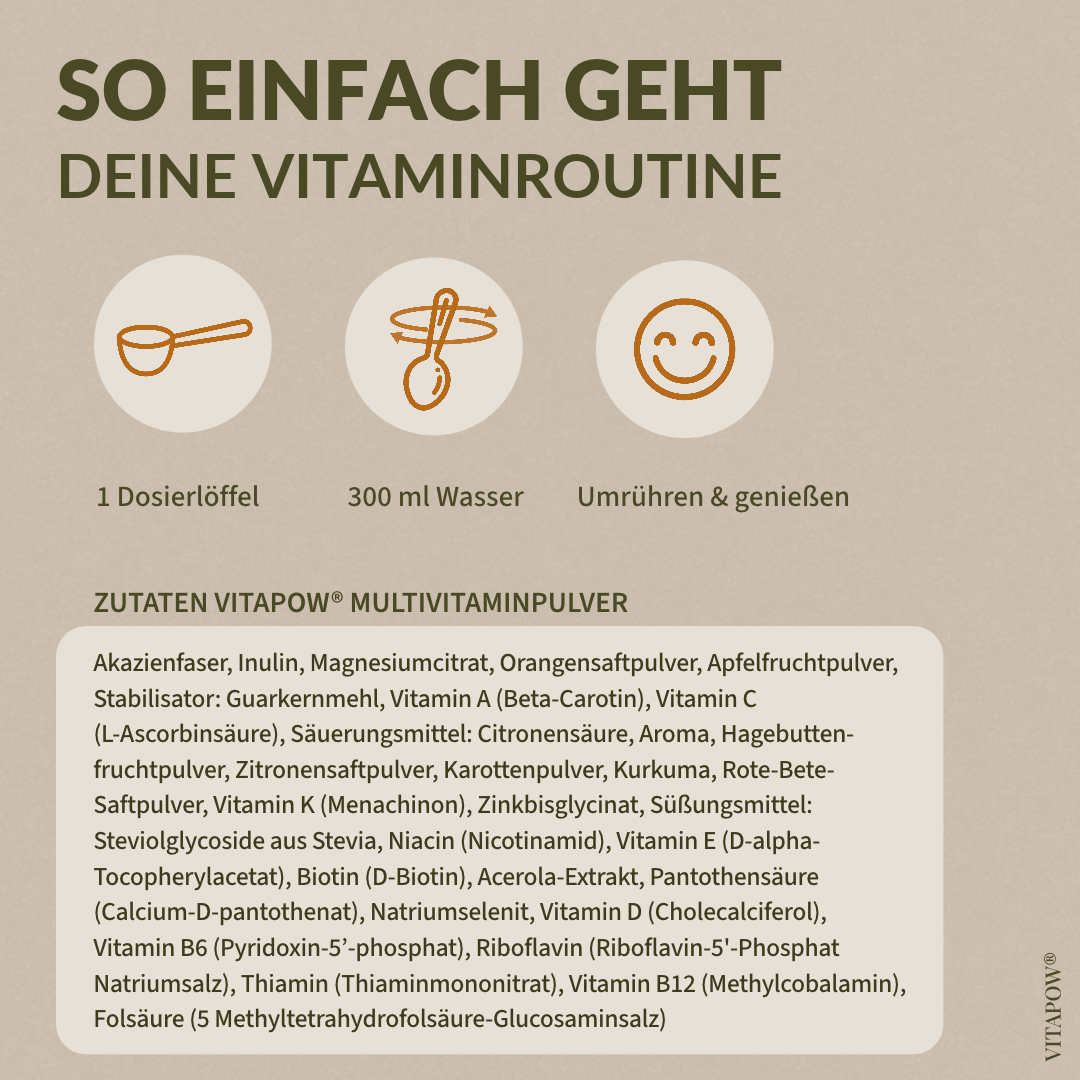 Multivitamin Pulver