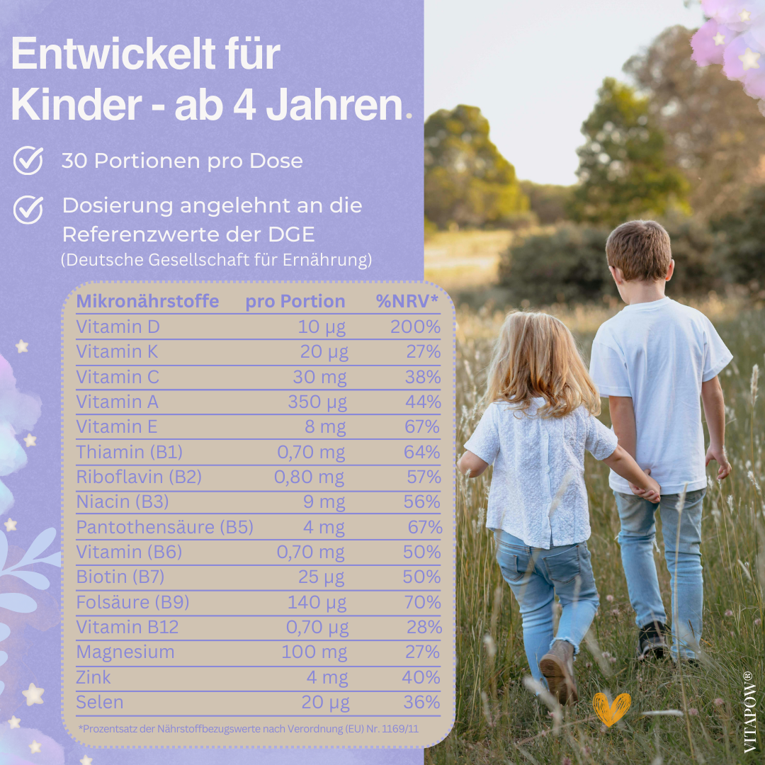 Multivitamin-Pulver Kids