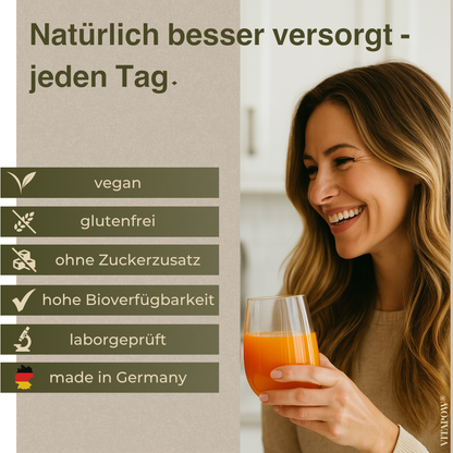 Multivitamin-Pulver + Magnesium, Zink, Selen