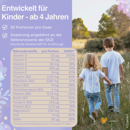Multivitamin-Pulver Kids