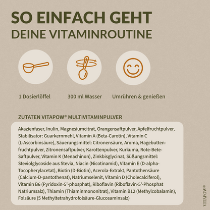Multivitamin Pulver