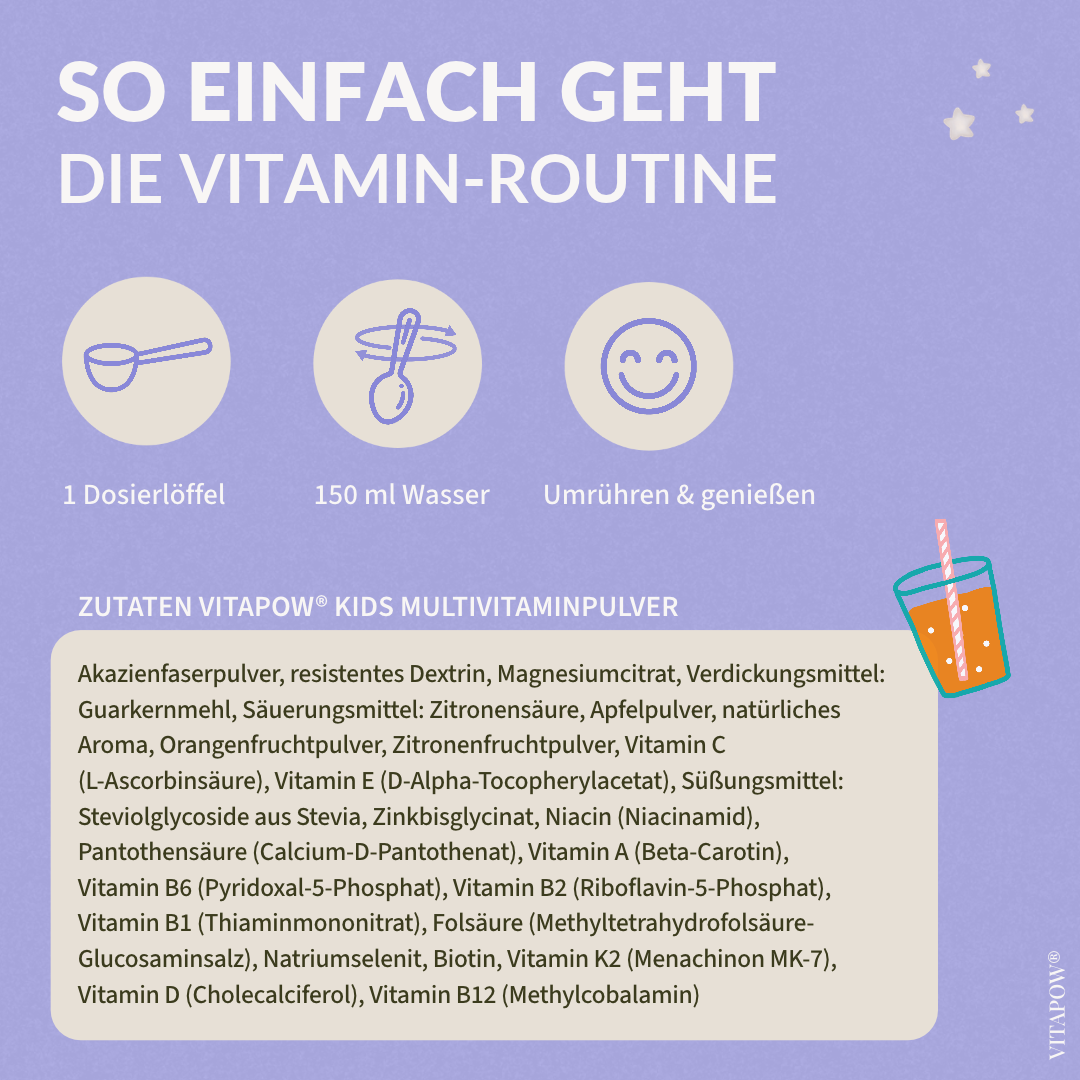 Multivitamin-Pulver Kids