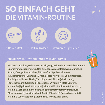 Multivitamin-Pulver Kids