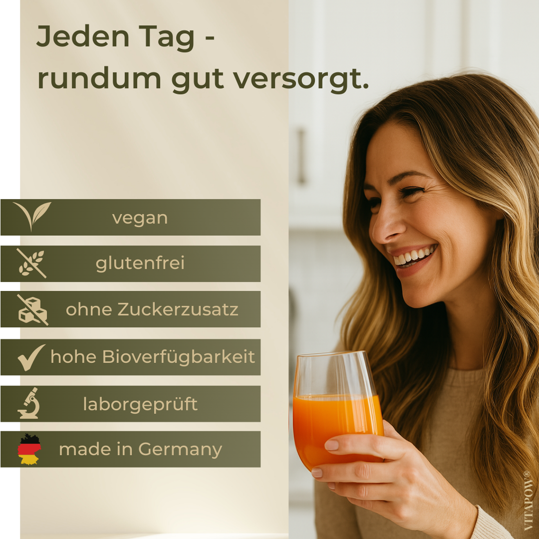 Multivitamin-Pulver + Magnesium, Zink, Selen