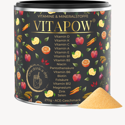 Multivitamin-Pulver + Magnesium, Zink, Selen